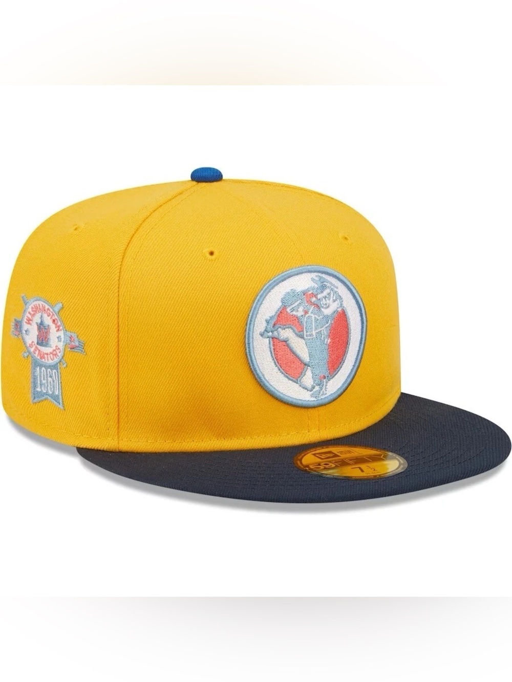 Washington Senators 1960 Final Season 59FIFTY New Era Fitted Hat Sz 7 3/8 NWT